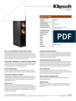 Klipsch RP-8000F Spec-Sheet