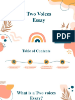 Two Voices Part 1