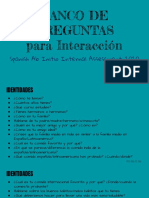 BANCO DE PREGUNTAS INTERACCION IB2 Español