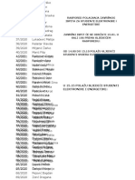 Student exam schedule under 40 characters