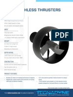 AUV Thruster Model 2050 Datasheet