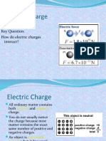 Electric Charge: Key Question: How Do Electric Charges Interact?