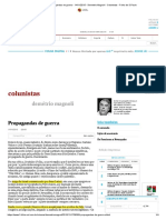 Propagandas de Guerra - 14 - 11 - 2015 - Demetrio Magnoli - Colunistas - Folha de S.Paulo
