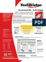 Datasheet Textbridge