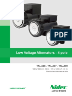 Low Voltage Alternators - 4 Pole: Tal A46 - Tal A47 - Tal A49
