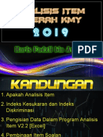 2019 PPD KMY Analisis Item