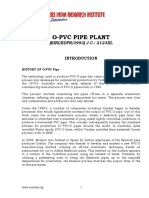 Project Report On O-Pvc Pipe Plant