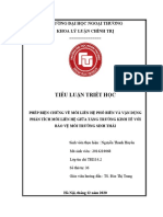 tiểu luận triết học 