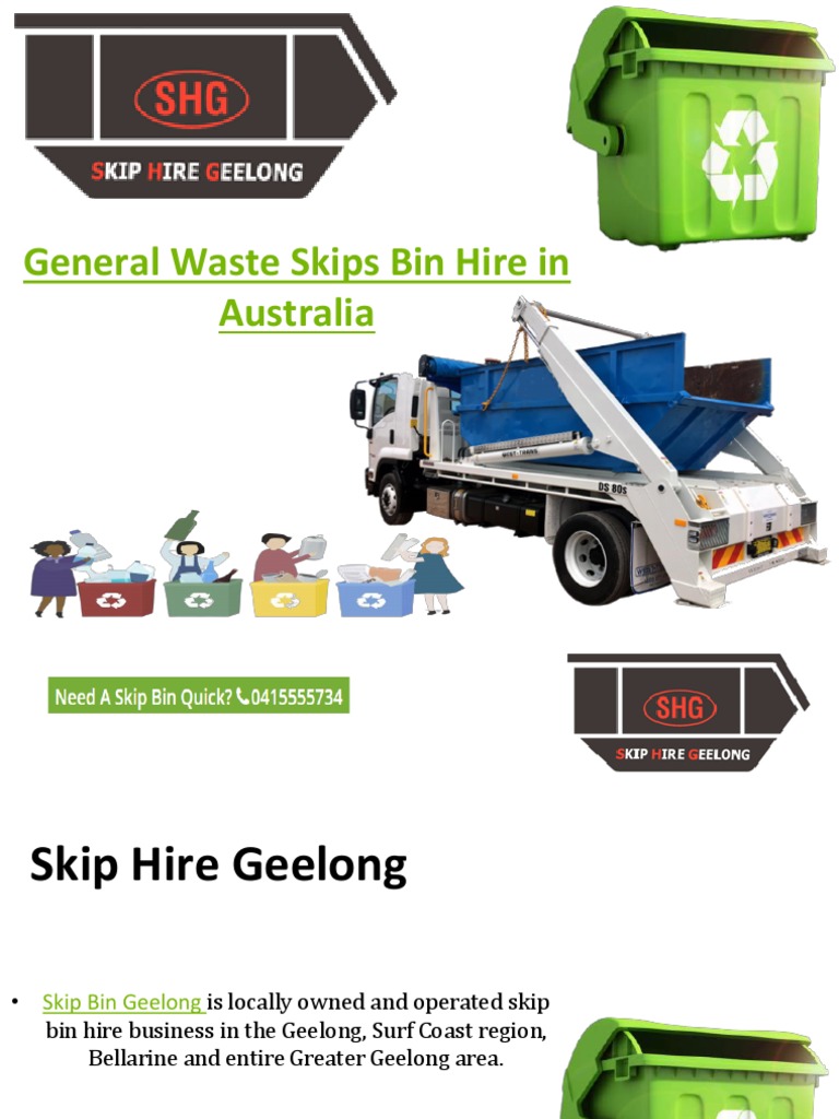 General Waste Skips Bin Hire in Australia PDF