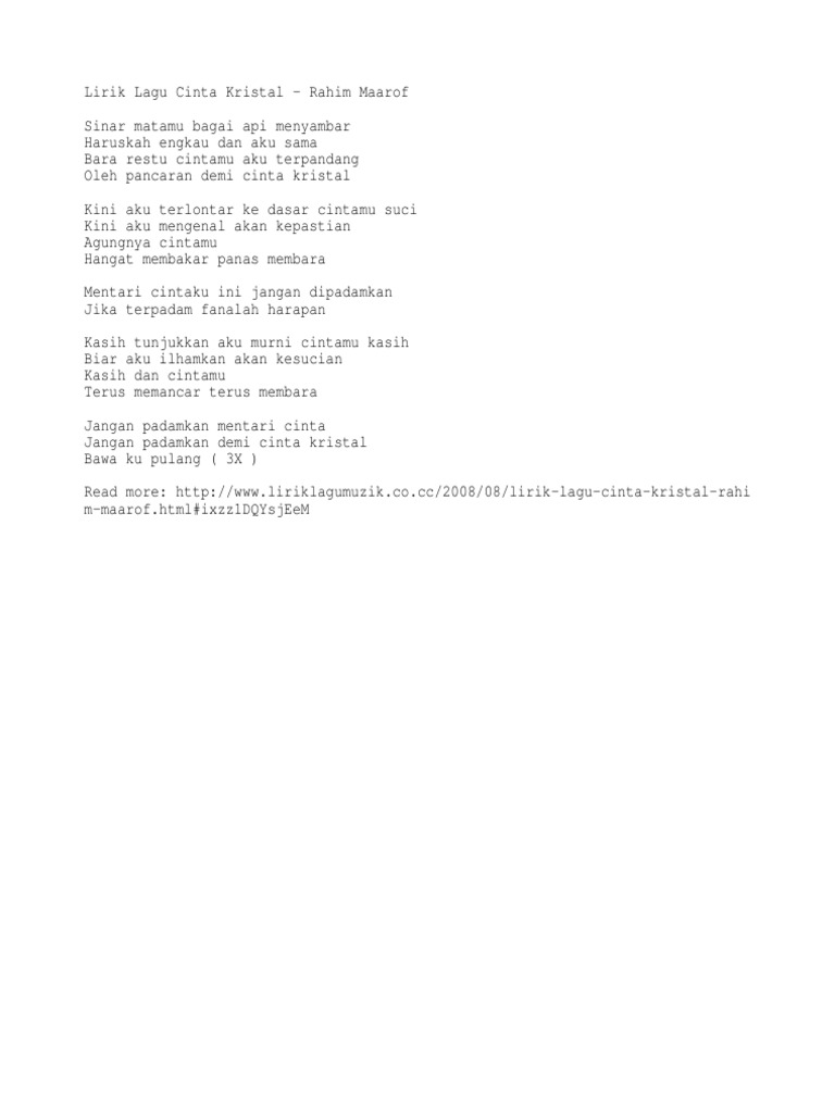 Cinta Kristal Pdf