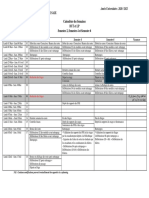 Calendrier Des Semaines 2020-2021