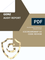 Gemz Audit Report Details Security Issues in IceCreamSwap V2 Code