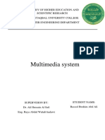 Multimedia System تقرير
