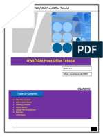 OWSSDM Front Office Tutorial V1.0