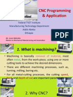 CNC Programming & Application: Federal TVET Institute Manufacturing Technology Department Addis Abeba Ethiopia