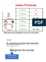 Cartaz - Pronomes Pessoais