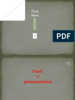 Final S Pronunciation