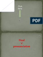 Final s pronunciation