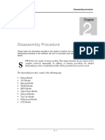 Disassembly Procedure: 37E Notebook Consists of Various Modules. This Chapter Describes The Procedures For The