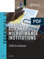 Crisis Roadmap For Microfinance Institutions: COVID-19 and Beyond