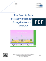 The Farm To Fork Strategy Implications For Agriculture and The CAP