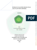 Analisis PNRPN PPN (2016) PT. Jsong IDN