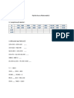 4 Fisa de Lucru Matematica