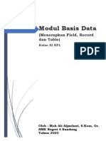 06 Modul Basis Data Xi Record-Field-Table