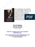 The Forbidden Female Speaks: The Story of One Peter Cleague