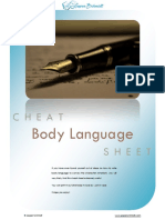 Cheat Sheet: Body Language