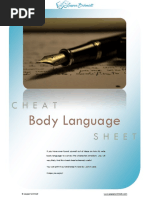 Comprehensive Body Language Gestures | PDF | Hand | Body Language