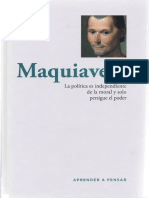 11 Maquiavelo. Aprender a Pensar  Filosofia