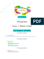 E-Portfolio - Shivang Rana