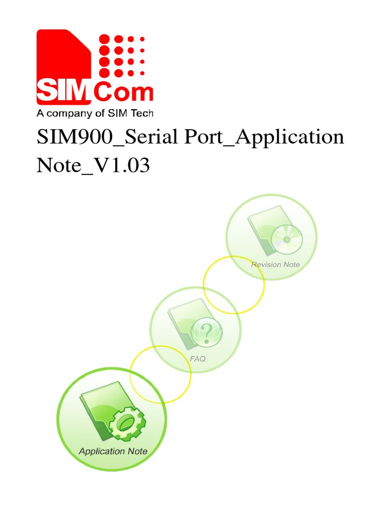 SIM900 - Serial Port - Application Note - V1.03 | PDF | Information Age ...
