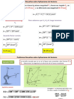 Problemas de vectores resueltos