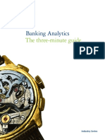Banking Analytics: The Three-Minute Guide