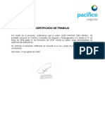 Certificado Trabajo Editable