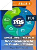 Material de Apoio - Workshop Empresarial em Gerenciamento de Resíduos Sólidos - @ Portalresidiuossolidos - Gleysson Machado