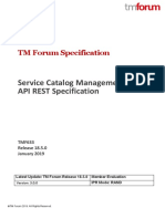 TMF633 Service Catalog Management API REST Specification R18.5.0