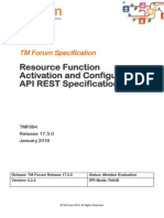 TMF664 Resource Function Activation Configuration API R17.5.0
