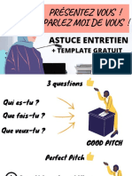 Template Construire Un Pitch de Presentation Efficace