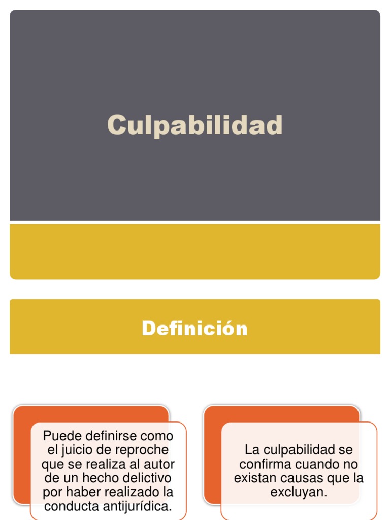 Culpabilidad | PDF