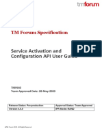 Service Activation and Configuration API User Guide: TM Forum Specification