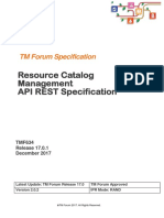 Resource Catalog Management API REST Specification
