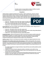 Outpatients: Addendum - Isolation Duration Guidance Isolation Duration For COVID-19 and Influenza