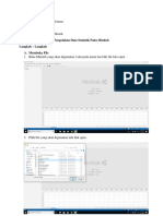 Pengolahan Data Statistik Pada Minitab Langkah - Langkah A. Membuka File