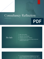 Consultancy Reflection