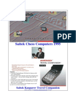 34-0000 Saitek Brochure Chess Computers 1995