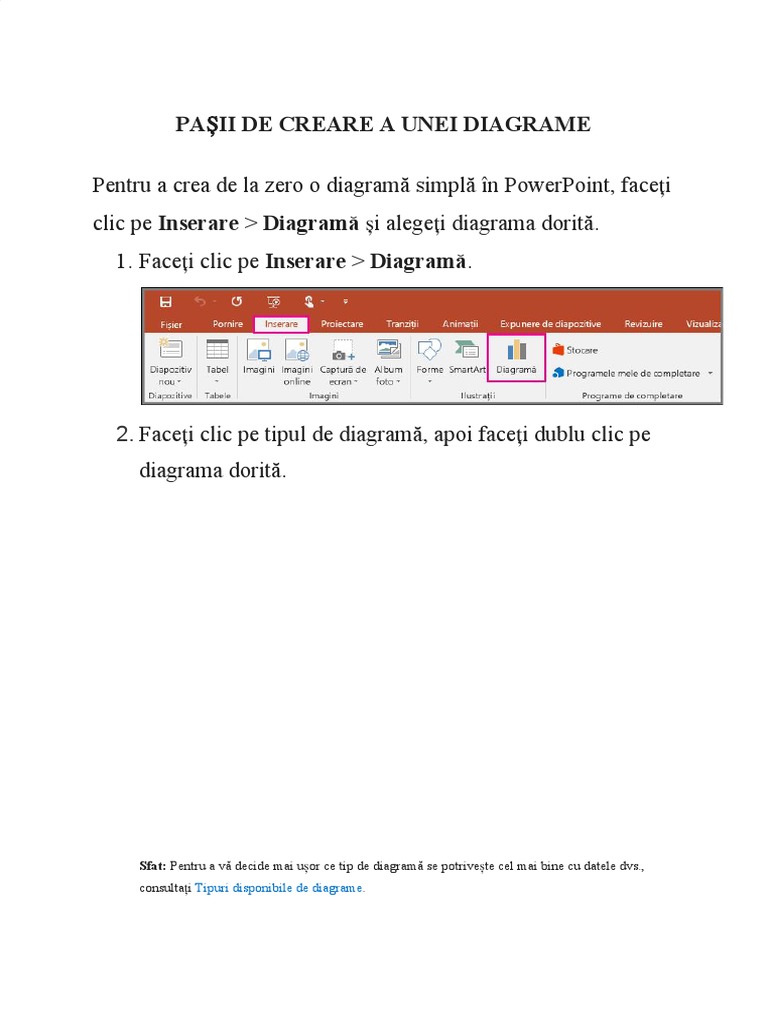 Pașii de Creare A Unei Diagrame | PDF