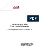 Climate Change in USAID Country/Regional Strategies: A Mandatory Reference For ADS Chapter 201